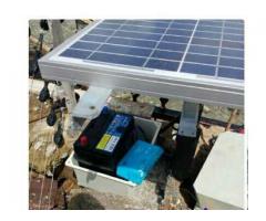 Solar powered motorised gate solution