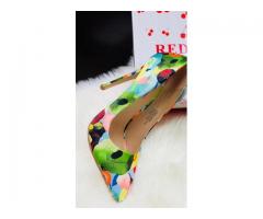 Red cherry Multi colour court shoes Size 36-41