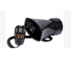 Car Siren Vehicle Horn With Mic PA Speaker System Emergency Sound BY HIPHEN SOLUTIONS