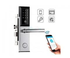 ALPHAR F4 Mobile APP + Password Unlock , manual key smart door Lock BY