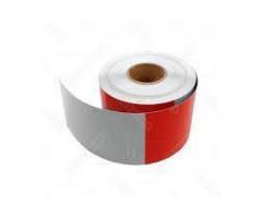 RED/WHITE Reflective Tape Roll by HIPHEN SOLUTIONS