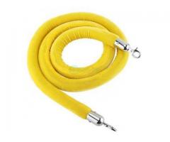 Rope for Stanchion Queue Barrier (Yellow) BY HIPHEN SOLUTIONS