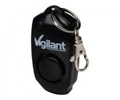 Vigilant 130 dB Personal Alarm with Backup Whistle BY HIPHEN SOL