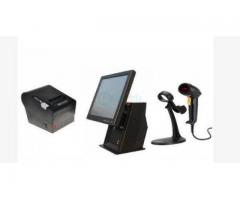 Point of Sale System Hardware Only Kit F – 15” Touchscreen, Receipt Printer, Cash Drawer by hiphen