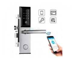 ALPHAR F4 Mobile APP +ipher) manual key smart door Lock BY