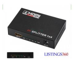 4 Port HDMI Splitter BY HIPHEN SOLUTIONS
